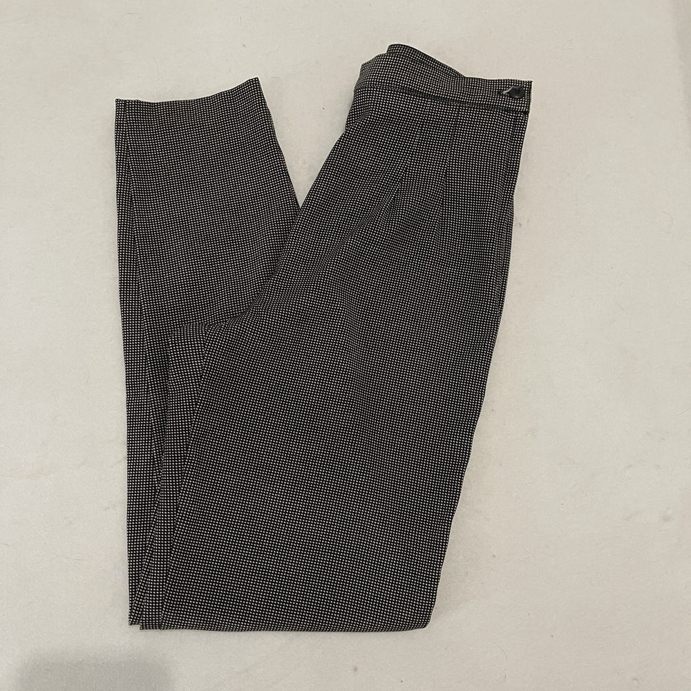 Vintage Studio White & Black Houndstooth Pattern Trousers Size 8